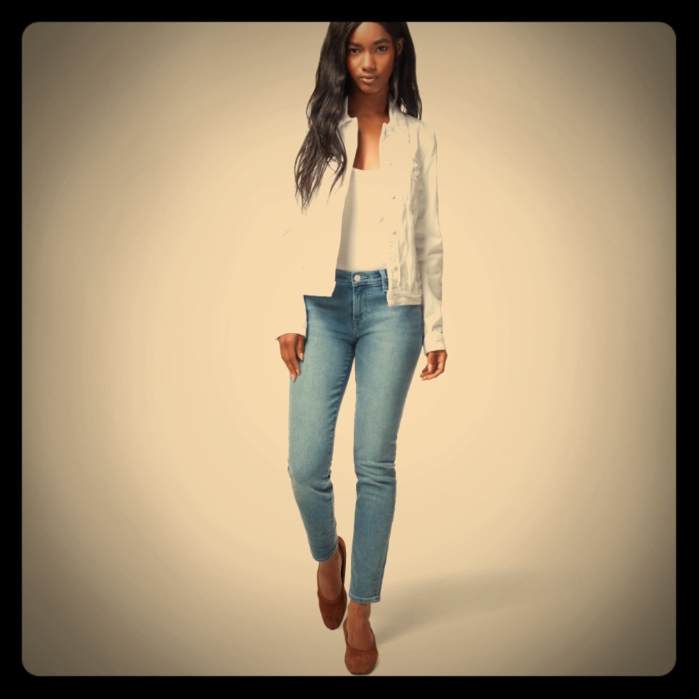 J Brand Mid Rise Skinny Jeans